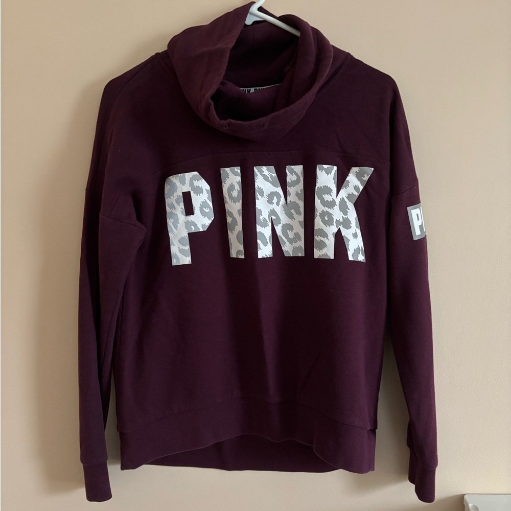 PINK Victoria's Secret Maroon Hoodie